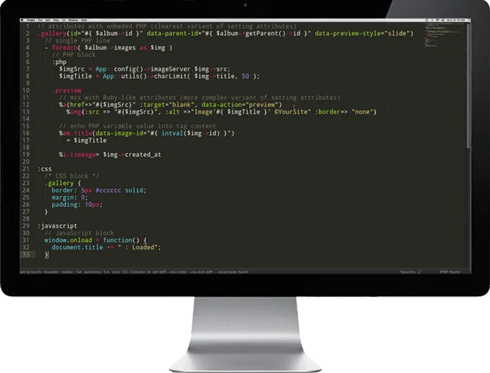 Computer Code On Computer Screen Computer Code On Computer Screen