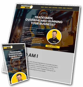 snazzy tradesman frontpage