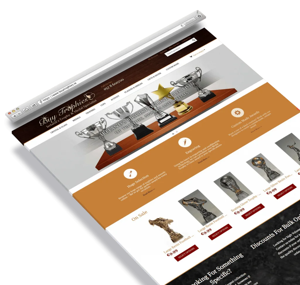 Buy Trophies 3D Browser Mockup Buy Trophies 3D Browser Mockup