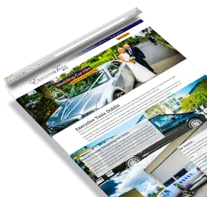 Executive Taxis 3D Browser Mockup