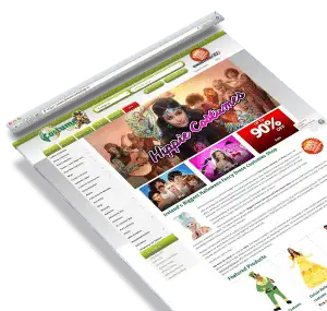 The Costume Shop 3D Browser Mockup